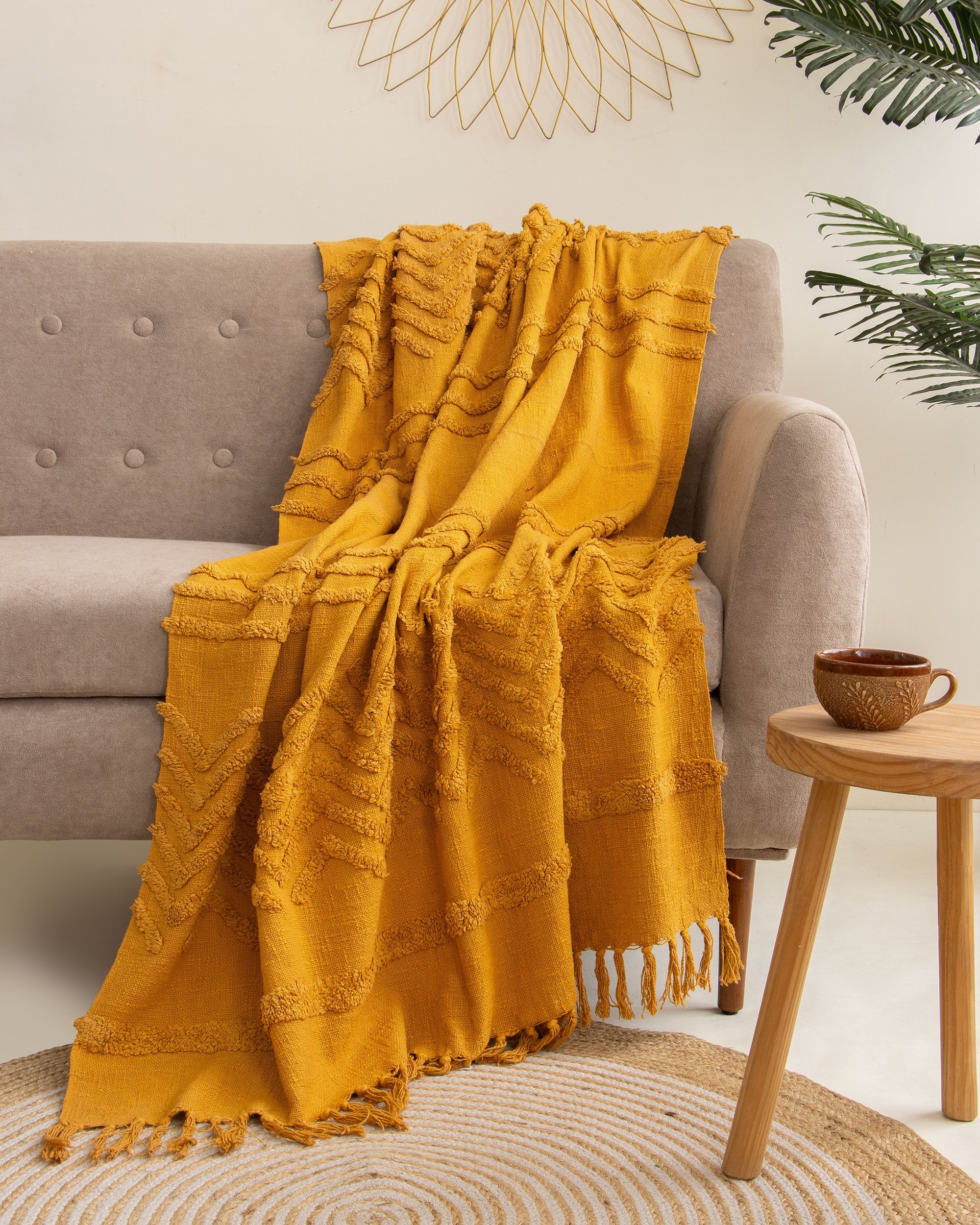 Premium Cotton Throws For Couch